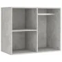 Dresser with LED lights and 2 gray concrete plywood cabinets by vidaXL, Bedroom Dressers - Ref: Foro24-3082030, Price: 189,09...