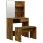 Smoked oak dressing table set 74.5x40x141 cm by vidaXL, Bedroom Dressers - Ref: Foro24-3114144, Price: 87,89 €, Discount: %