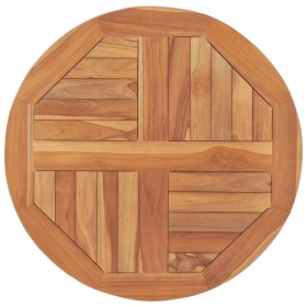 Superficie de mesa redonda madera maciza de teca 2,5 cm 60 cm de vidaXL, Tableros para mesas - Ref: Foro24-48984, Precio: 69,...