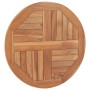 Superficie de mesa redonda madera maciza de teca 2,5 cm 60 cm de vidaXL, Tableros para mesas - Ref: Foro24-48984, Precio: 69,...
