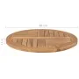 Superficie de mesa redonda madera maciza de teca 2,5 cm 60 cm de vidaXL, Tableros para mesas - Ref: Foro24-48984, Precio: 79,...