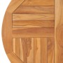 Superficie de mesa redonda madera maciza de teca 2,5 cm 80 cm de vidaXL, Tableros para mesas - Ref: Foro24-48986, Precio: 103...