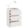 Mesitas de noche 2 uds madera maciza pino blanco 40x29,5x64 cm de vidaXL, Mesitas de noche - Ref: Foro24-808086, Precio: 102,...
