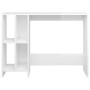 Escritorio notebook contrachapado blanco brillo 102,5x35x75 cm de vidaXL, Escritorios - Ref: Foro24-808347, Precio: 60,81 €, ...
