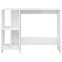 Escritorio notebook contrachapado blanco brillo 102,5x35x75 cm de vidaXL, Escritorios - Ref: Foro24-808347, Precio: 59,85 €, ...