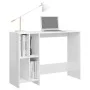 Escritorio notebook contrachapado blanco brillo 102,5x35x75 cm de vidaXL, Escritorios - Ref: Foro24-808347, Precio: 59,85 €, ...