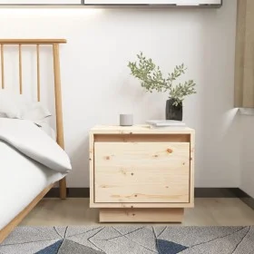 Solid pine wood bedside table 35x34x32 cm by vidaXL, Nightstands - Ref: Foro24-813395, Price: 43,87 €, Discount: %