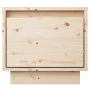 Mesita de noche madera maciza de pino 35x34x32 cm de vidaXL, Mesitas de noche - Ref: Foro24-813395, Precio: 43,87 €, Descuent...