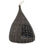Casa para gatos con cojín forma tipi sauce natural gris 40x60cm en Mobiliario para gatos | Comprar online en Foru.es