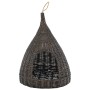 Casa para gatos con cojín forma tipi sauce natural gris 40x60cm en Mobiliario para gatos | Comprar online en Foru.es