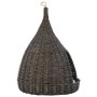 Casa para gatos con cojín forma tipi sauce natural gris 40x60cm en Mobiliario para gatos | Comprar online en Foru.es