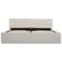 Cama canapé hidráulica cuero sintético blanco 160x200 cm de vidaXL, Camas y somieres - Ref: Foro24-285520, Precio: 329,95 €, ...