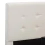 Cama canapé hidráulica cuero sintético blanco 160x200 cm de vidaXL, Camas y somieres - Ref: Foro24-285520, Precio: 329,95 €, ...