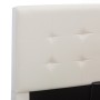 Cama canapé hidráulica cuero sintético blanco 160x200 cm de vidaXL, Camas y somieres - Ref: Foro24-285520, Precio: 310,82 €, ...