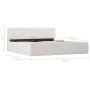 Cama canapé hidráulica cuero sintético blanco 160x200 cm de vidaXL, Camas y somieres - Ref: Foro24-285520, Precio: 329,95 €, ...