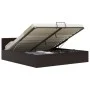 Cama canapé hidráulica cuero sintético gris 180x200cm de vidaXL, Camas y somieres - Ref: Foro24-285527, Precio: 340,60 €, Des...