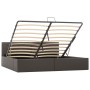 Cama canapé hidráulica cuero sintético gris 180x200cm de vidaXL, Camas y somieres - Ref: Foro24-285527, Precio: 346,91 €, Des...