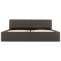 Cama canapé hidráulica cuero sintético gris 180x200cm de vidaXL, Camas y somieres - Ref: Foro24-285527, Precio: 346,91 €, Des...