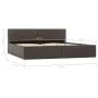 Cama canapé hidráulica cuero sintético gris 180x200cm de vidaXL, Camas y somieres - Ref: Foro24-285527, Precio: 340,60 €, Des...