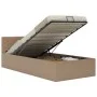 Cama canapé hidráulica cuero sintético capuchino 90x200 cm de vidaXL, Camas y somieres - Ref: Foro24-285528, Precio: 276,93 €...