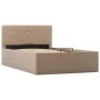 Cama canapé hidráulica cuero sintético capuchino 90x200 cm de vidaXL, Camas y somieres - Ref: Foro24-285528, Precio: 276,93 €...