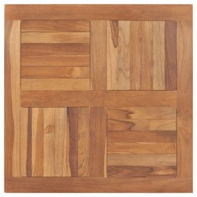 Superficie de mesa cuadrada madera maciza de teca 80x80x2,5 cm de vidaXL, Tableros para mesas - Ref: Foro24-48990, Precio: 11...