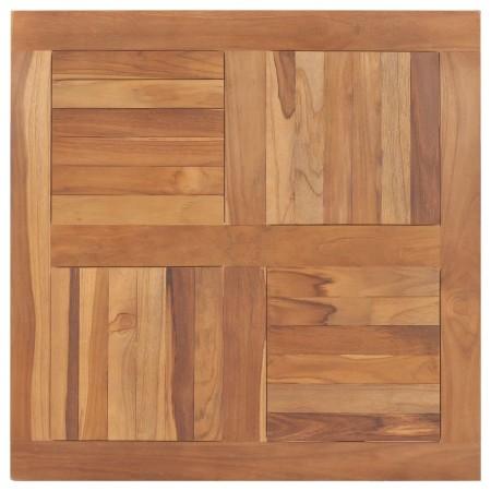 Superficie de mesa cuadrada madera maciza de teca 80x80x2,5 cm de vidaXL, Tableros para mesas - Ref: Foro24-48990, Precio: 11...