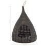 Casa para gatos con cojín forma tipi sauce natural gris 40x60cm en Mobiliario para gatos | Comprar online en Foru.es