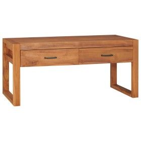 Mueble de TV de madera de teca 100x40x45 cm de vidaXL, Muebles TV - Ref: Foro24-325272, Precio: 133,79 €, Descuento: %