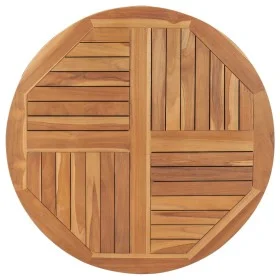 Round table top solid teak wood 2.5 cm 90 cm by vidaXL, Table tops - Ref: Foro24-48987, Price: 118,63 €, Discount: %