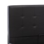 Cama canapé hidráulica cuero sintético negro 120x200 cm de vidaXL, Camas y somieres - Ref: Foro24-285512, Precio: 339,65 €, D...