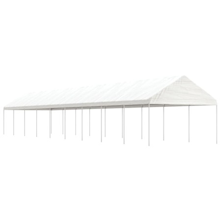 Cenador con techo polietileno blanco 20,07x4,08x3,22 m de vidaXL, Carpas y cenadores - Ref: Foro24-3155517, Precio: 749,07 €,...