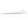 Cenador con techo polietileno blanco 20,07x4,08x3,22 m de vidaXL, Carpas y cenadores - Ref: Foro24-3155517, Precio: 749,07 €,...