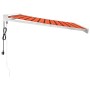 Toldo retráctil aluminio y tela naranja y marrón 3,5x2,5 m de vidaXL, Toldos - Ref: Foro24-3154592, Precio: 906,70 €, Descuen...