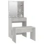 Concrete Gray Plywood LED Vanity Set by vidaXL, Bedroom Dressers - Ref: Foro24-3114134, Price: 109,93 €, Discount: %