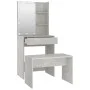 Concrete Gray Plywood LED Vanity Set by vidaXL, Bedroom Dressers - Ref: Foro24-3114134, Price: 109,93 €, Discount: %
