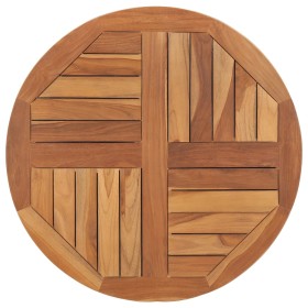 Superficie de mesa redonda madera maciza de teca 2,5 cm 70 cm de vidaXL, Tableros para mesas - Ref: Foro24-48985, Precio: 82,...