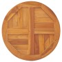 Superficie de mesa redonda madera maciza de teca 2,5 cm 50 cm de vidaXL, Tableros para mesas - Ref: Foro24-316154, Precio: 52...