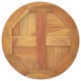 Superficie de mesa redonda madera maciza de teca 2,5 cm 40 cm de vidaXL, Tableros para mesas - Ref: Foro24-316153, Precio: 41...