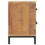 Mesita de noche madera maciza de pino marrón 36x30x45 cm de vidaXL, Mesitas de noche - Ref: Foro24-349911, Precio: 102,64 €, ...