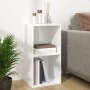 Caja para discos vinilo madera contrachapada blanco 71x34x36cm de vidaXL, Almacenamiento para CD y DVD - Ref: Foro24-800123, ...