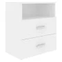 Mesita de noche color blanco 50x32x60 cm de vidaXL, Mesitas de noche - Ref: Foro24-803272, Precio: 60,04 €, Descuento: %