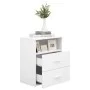 Mesita de noche color blanco 50x32x60 cm de vidaXL, Mesitas de noche - Ref: Foro24-803272, Precio: 60,04 €, Descuento: %