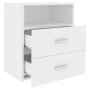 Mesita de noche color blanco 50x32x60 cm de vidaXL, Mesitas de noche - Ref: Foro24-803272, Precio: 60,04 €, Descuento: %