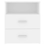 Mesita de noche color blanco 50x32x60 cm de vidaXL, Mesitas de noche - Ref: Foro24-803272, Precio: 61,27 €, Descuento: %