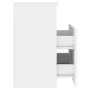 Mesita de noche color blanco 50x32x60 cm de vidaXL, Mesitas de noche - Ref: Foro24-803272, Precio: 60,04 €, Descuento: %