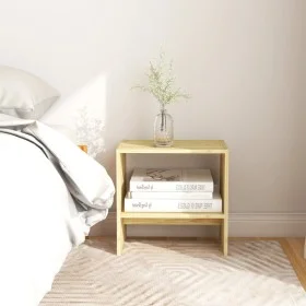 Solid pine wood bedside table 40x30.5x40 cm by vidaXL, Nightstands - Ref: Foro24-808053, Price: 28,48 €, Discount: %