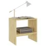 Solid pine wood bedside table 40x30.5x40 cm by vidaXL, Nightstands - Ref: Foro24-808053, Price: 28,48 €, Discount: %
