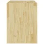 Solid pine wood bedside table 40x30.5x40 cm by vidaXL, Nightstands - Ref: Foro24-808053, Price: 28,48 €, Discount: %