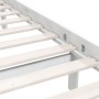 Estructura de cama de madera maciza de pino blanco 100x200 cm de vidaXL, Camas y somieres - Ref: Foro24-810073, Precio: 98,05...
